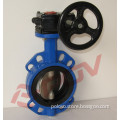 best sale dn500 manual stainless steel worm gear ventilated butterfly valve